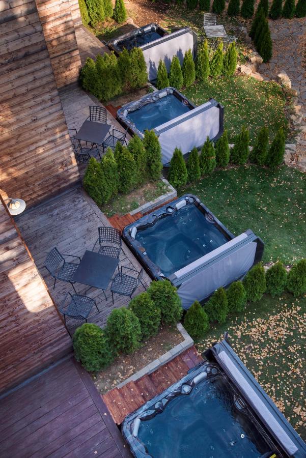 Pinus Villas Lodge With Private Jacuzzi & Phyto-Sauna Retreat Zheleznitsa Exterior foto